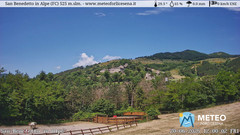 view from San Benedetto in Alpe on 2025-06-20