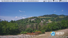 view from San Benedetto in Alpe on 2025-06-21