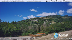 view from San Benedetto in Alpe on 2025-07-14