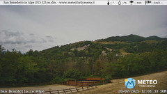 view from San Benedetto in Alpe on 2025-07-20