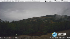 view from San Benedetto in Alpe on 2025-07-28