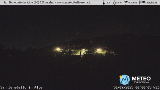 time-lapse frame, San Benedetto in Alpe webcam