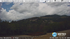 view from San Benedetto in Alpe on 2025-08-20