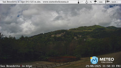 view from San Benedetto in Alpe on 2025-08-29