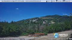 view from San Benedetto in Alpe on 2026-07-06