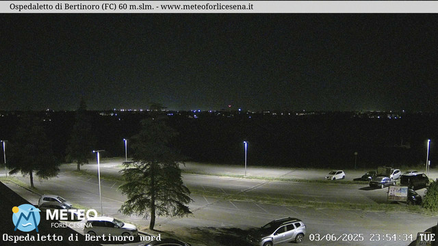 time-lapse frame, Ospedaletto di Bertinoro webcam