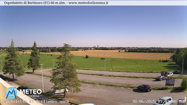 time-lapse frame, Ospedaletto di Bertinoro webcam