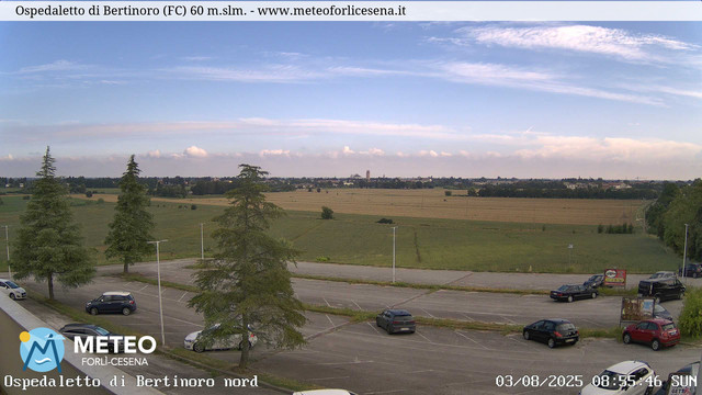 time-lapse frame, Ospedaletto di Bertinoro webcam