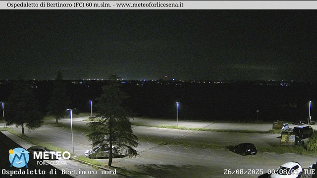 time-lapse frame, Ospedaletto di Bertinoro webcam