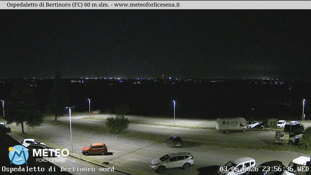 time-lapse frame, Ospedaletto di Bertinoro webcam