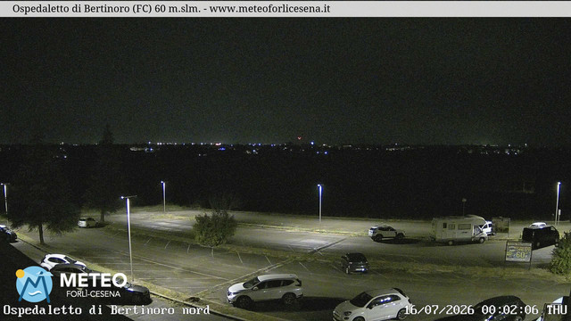 time-lapse frame, Ospedaletto di Bertinoro webcam