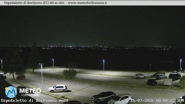 time-lapse frame, Ospedaletto di Bertinoro webcam