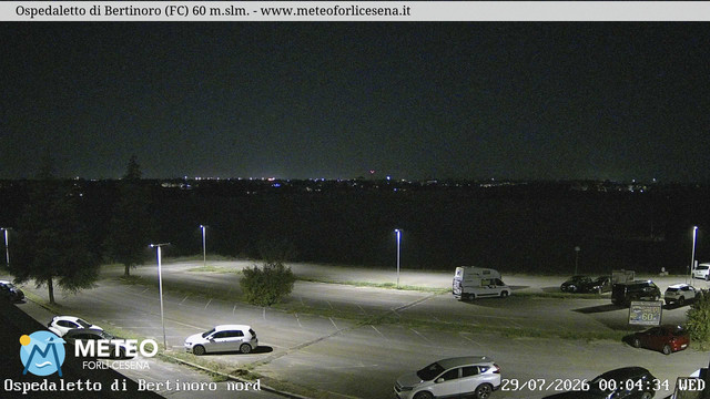 time-lapse frame, Ospedaletto di Bertinoro webcam