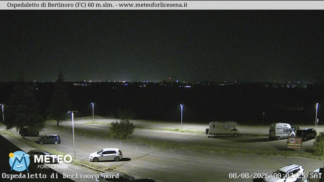 time-lapse frame, Ospedaletto di Bertinoro webcam