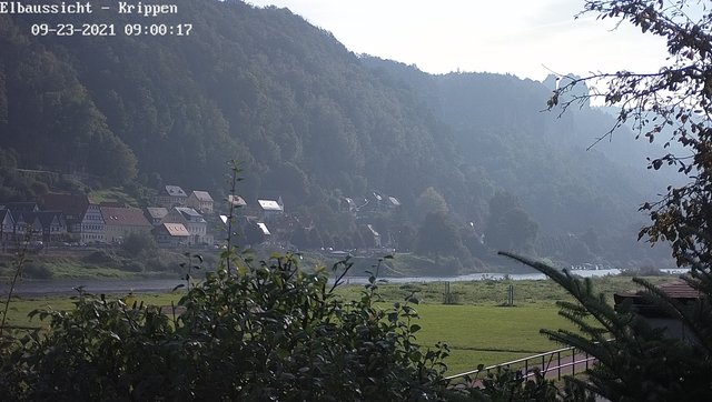 time-lapse frame, Webcam in Bad Schandau Sächsische Schweiz webcam