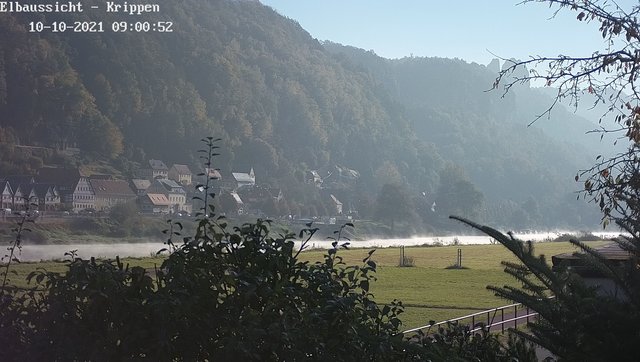 time-lapse frame, Webcam in Bad Schandau Sächsische Schweiz webcam