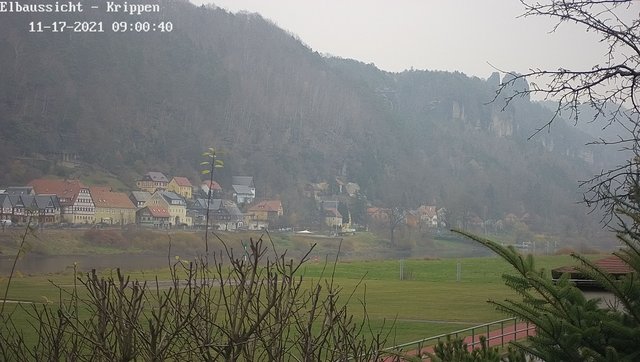 time-lapse frame, Webcam in Bad Schandau Sächsische Schweiz webcam
