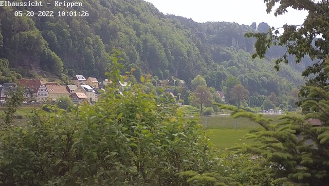 time-lapse frame, Webcam in Bad Schandau Sächsische Schweiz webcam