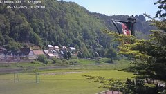 view from Webcam in Bad Schandau Sächsische Schweiz on 2025-05-12