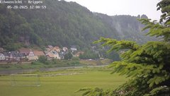 view from Webcam in Bad Schandau Sächsische Schweiz on 2025-05-28