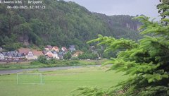 view from Webcam in Bad Schandau Sächsische Schweiz on 2025-06-08