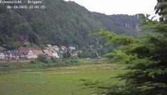 view from Webcam in Bad Schandau Sächsische Schweiz on 2025-06-10