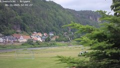 view from Webcam in Bad Schandau Sächsische Schweiz on 2025-06-11