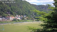 view from Webcam in Bad Schandau Sächsische Schweiz on 2025-06-19
