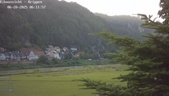 view from Webcam in Bad Schandau Sächsische Schweiz on 2025-06-20