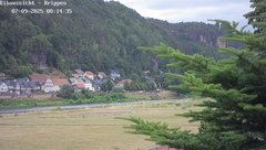 view from Webcam in Bad Schandau Sächsische Schweiz on 2025-07-09