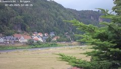 view from Webcam in Bad Schandau Sächsische Schweiz on 2025-07-09
