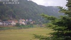 view from Webcam in Bad Schandau Sächsische Schweiz on 2025-07-12