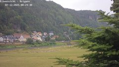 view from Webcam in Bad Schandau Sächsische Schweiz on 2025-07-12