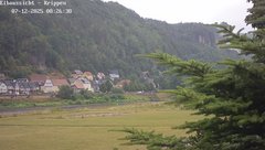 view from Webcam in Bad Schandau Sächsische Schweiz on 2025-07-12