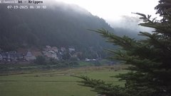 view from Webcam in Bad Schandau Sächsische Schweiz on 2025-07-19