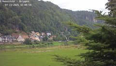 view from Webcam in Bad Schandau Sächsische Schweiz on 2025-07-23