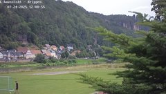 view from Webcam in Bad Schandau Sächsische Schweiz on 2025-07-24