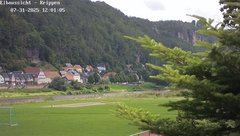 view from Webcam in Bad Schandau Sächsische Schweiz on 2025-07-31