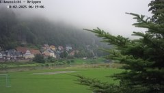 view from Webcam in Bad Schandau Sächsische Schweiz on 2025-08-02