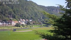 view from Webcam in Bad Schandau Sächsische Schweiz on 2025-08-13