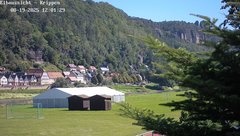 view from Webcam in Bad Schandau Sächsische Schweiz on 2025-08-19