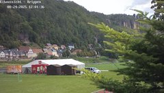 view from Webcam in Bad Schandau Sächsische Schweiz on 2025-08-24