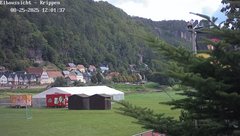 view from Webcam in Bad Schandau Sächsische Schweiz on 2025-08-25