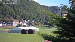 view from Webcam in Bad Schandau Sächsische Schweiz on 2025-08-26