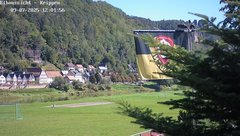 view from Webcam in Bad Schandau Sächsische Schweiz on 2025-09-07
