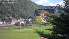 view from Webcam in Bad Schandau Sächsische Schweiz on 2025-09-08
