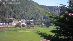 view from Webcam in Bad Schandau Sächsische Schweiz on 2025-09-09