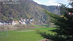 view from Webcam in Bad Schandau Sächsische Schweiz on 2026-04-15