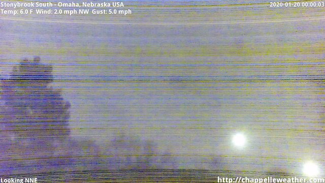 time-lapse frame, Stoneybrook South webcam