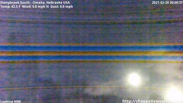 time-lapse frame, Stoneybrook South webcam